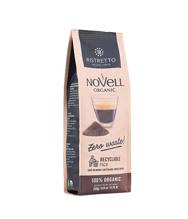 kawa-ziarnista-Novell Zero Waste Ristretto 0,25 kg mielona_sklep.png