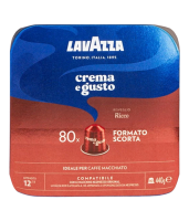 Lavazza Nespresso Crema e Gusto Ricco 80 kapsułek-przod.png