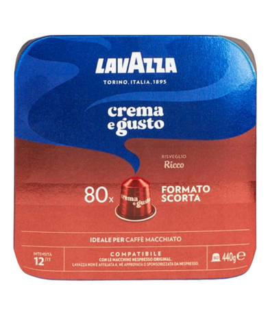 Przejdź do produktu Lavazza Nespresso Crema e Gusto Ricco 80 kapsułek