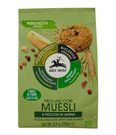 Przejdź do produktu Alce Nero ciastka musli BIO 250g