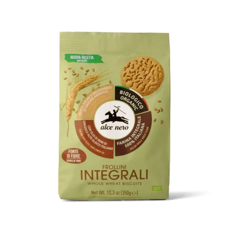 Przejdź do produktu Alce Nero ciastka pełnoziarniste BIO 350g