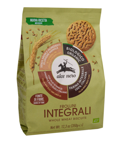 Przejdź do produktu Alce Nero ciastka pełnoziarniste BIO 350g