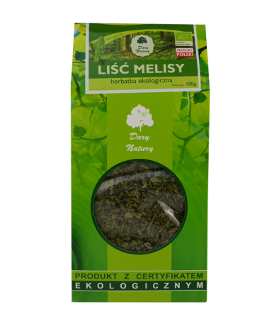 Przejdź do produktu Dary Natury herbatka liść melisy 100g BIO