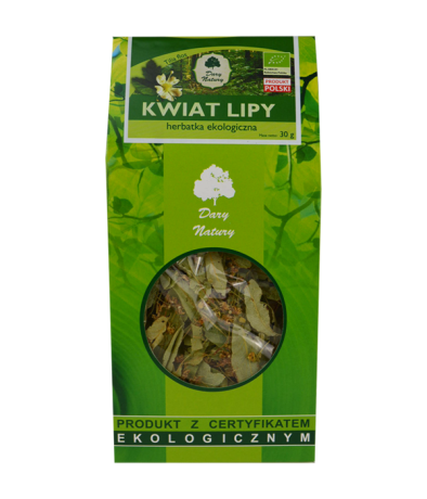 Przejdź do produktu Dary Natury herbatka kwiat lipy 30g BIO