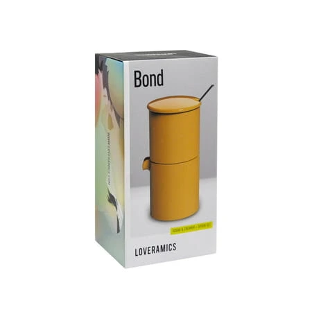 Loveramics Bond cukiernica + dzbanek na mleko 90 ml Yellow