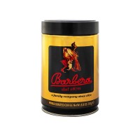 kawa ziarnista Barbera Classica, mieszanka ziaren Arabica (60%) i Robusta, średnio palona, intensywna w smaku, opakowanie 0,25 kg