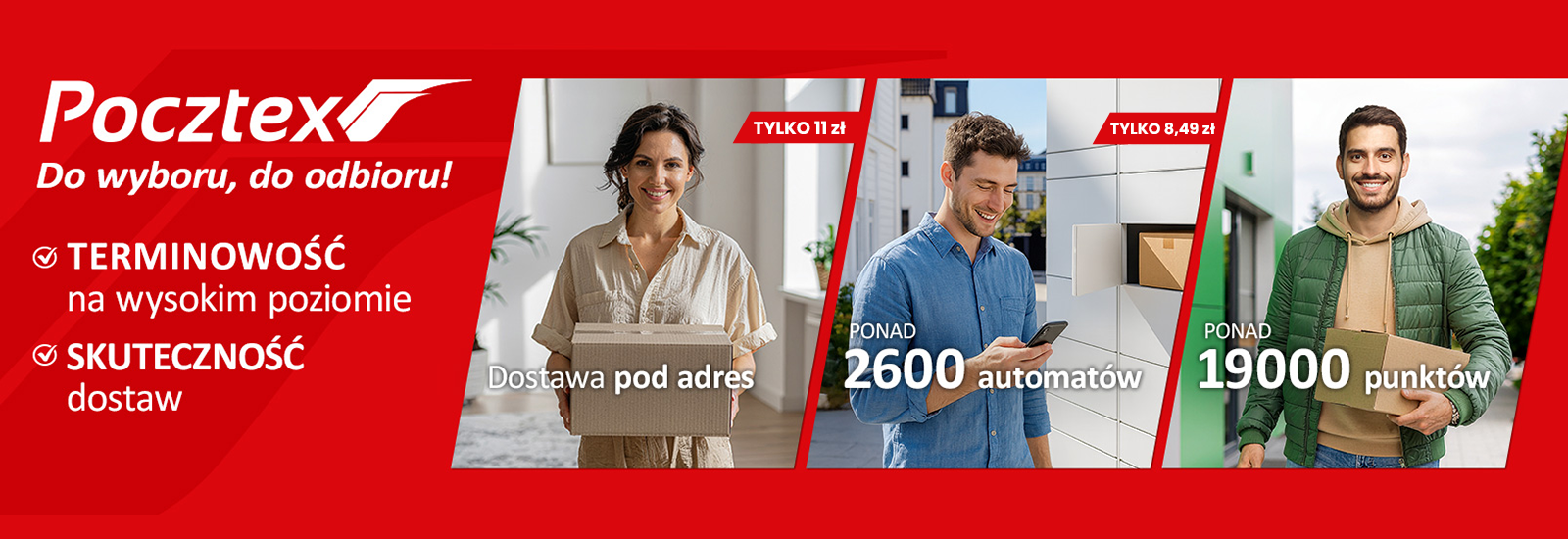 Tańsza dostawa z Pocztex!