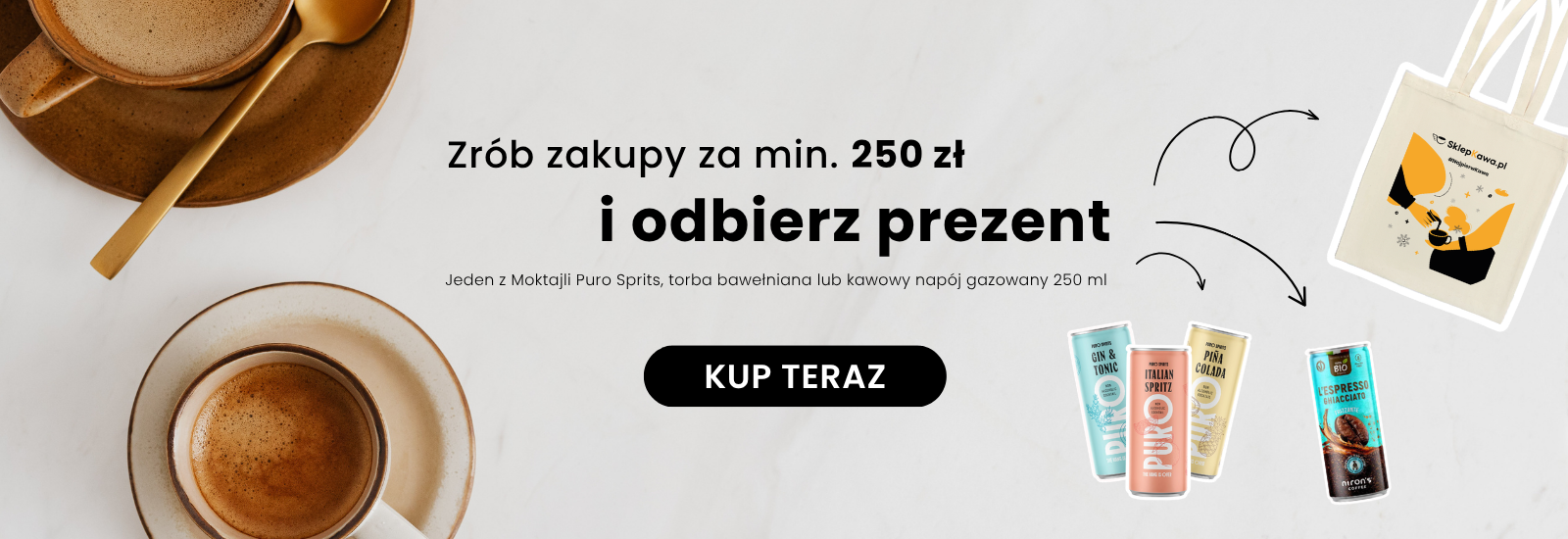 Gratis do zamówień powyżej 250 zł