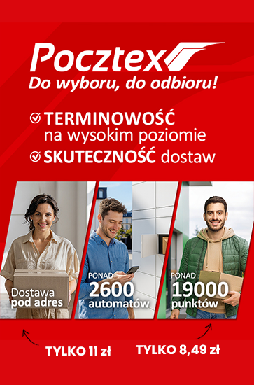 Tańsza dostawa z Pocztex!